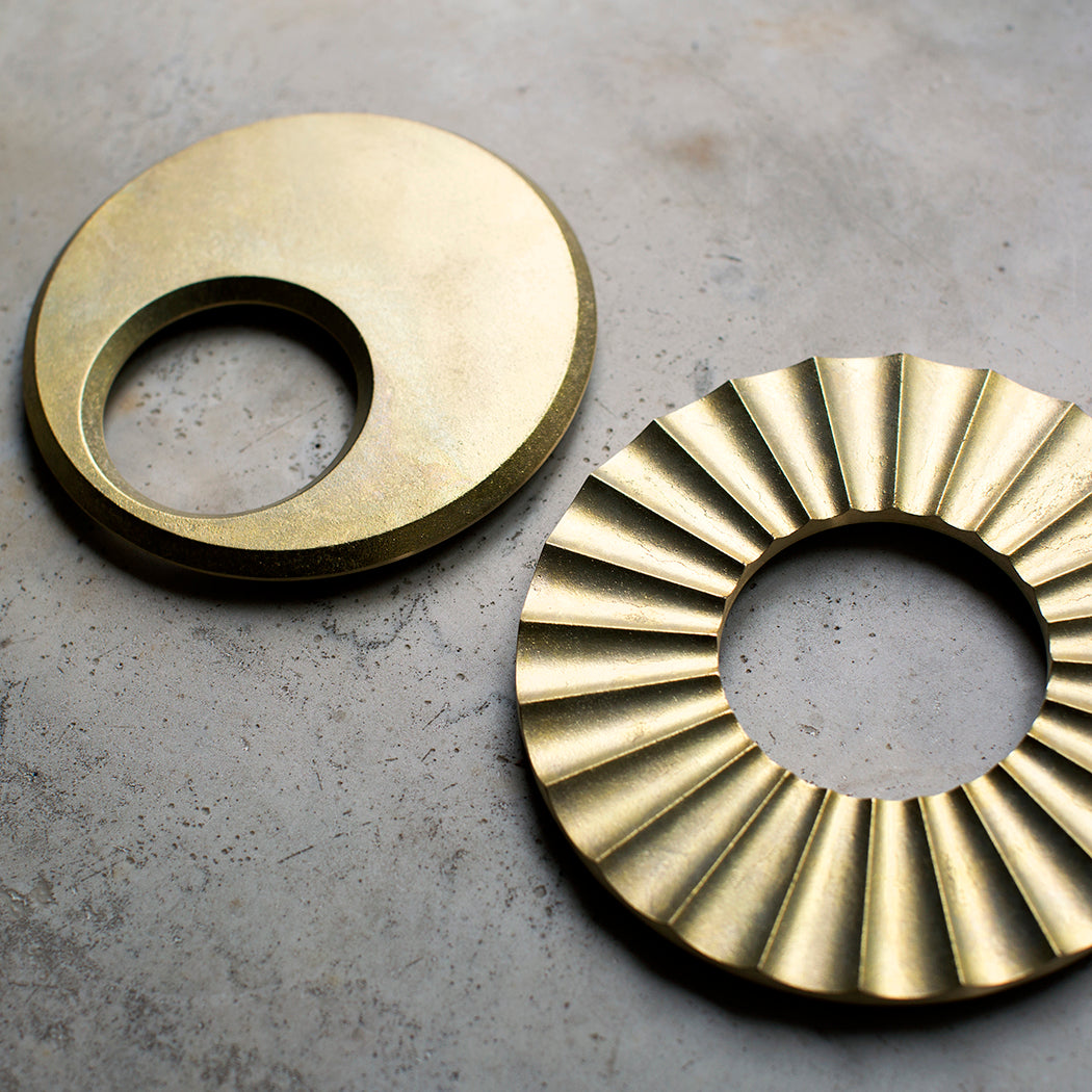 Brass Trivet - Moon