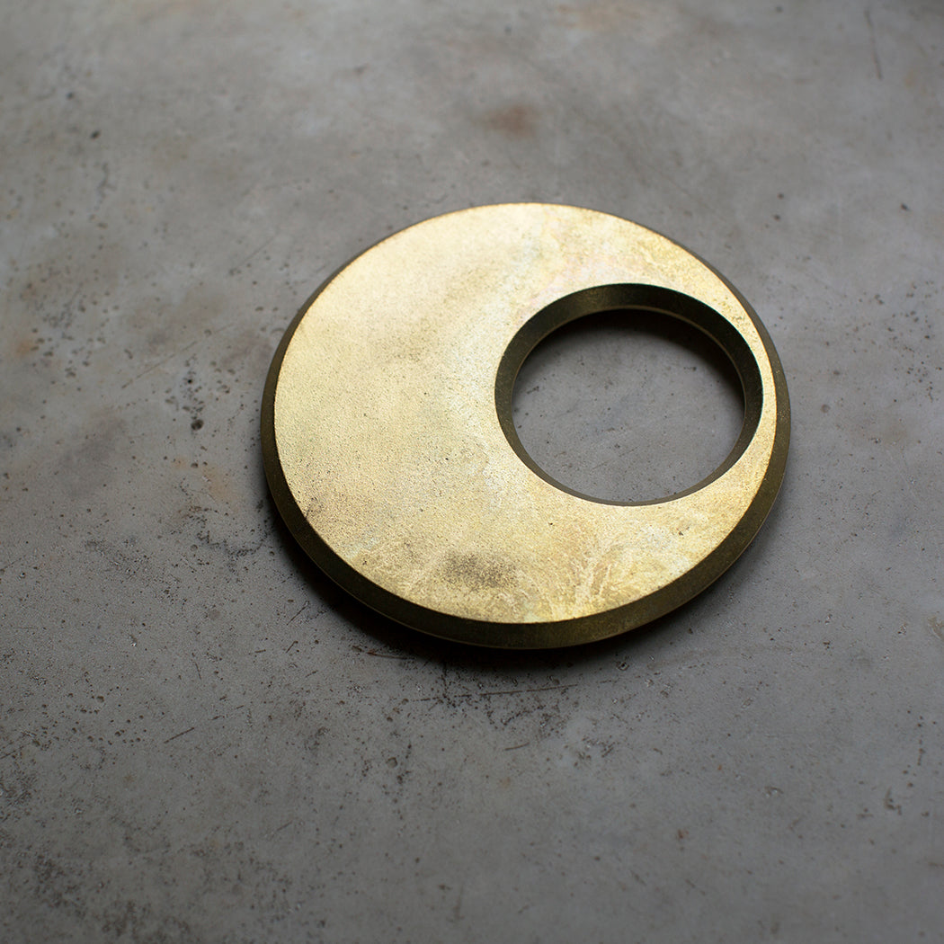 Brass Trivet - Moon