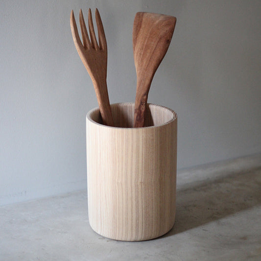 Wooden Utensil Holder (Extra Large) - Ash