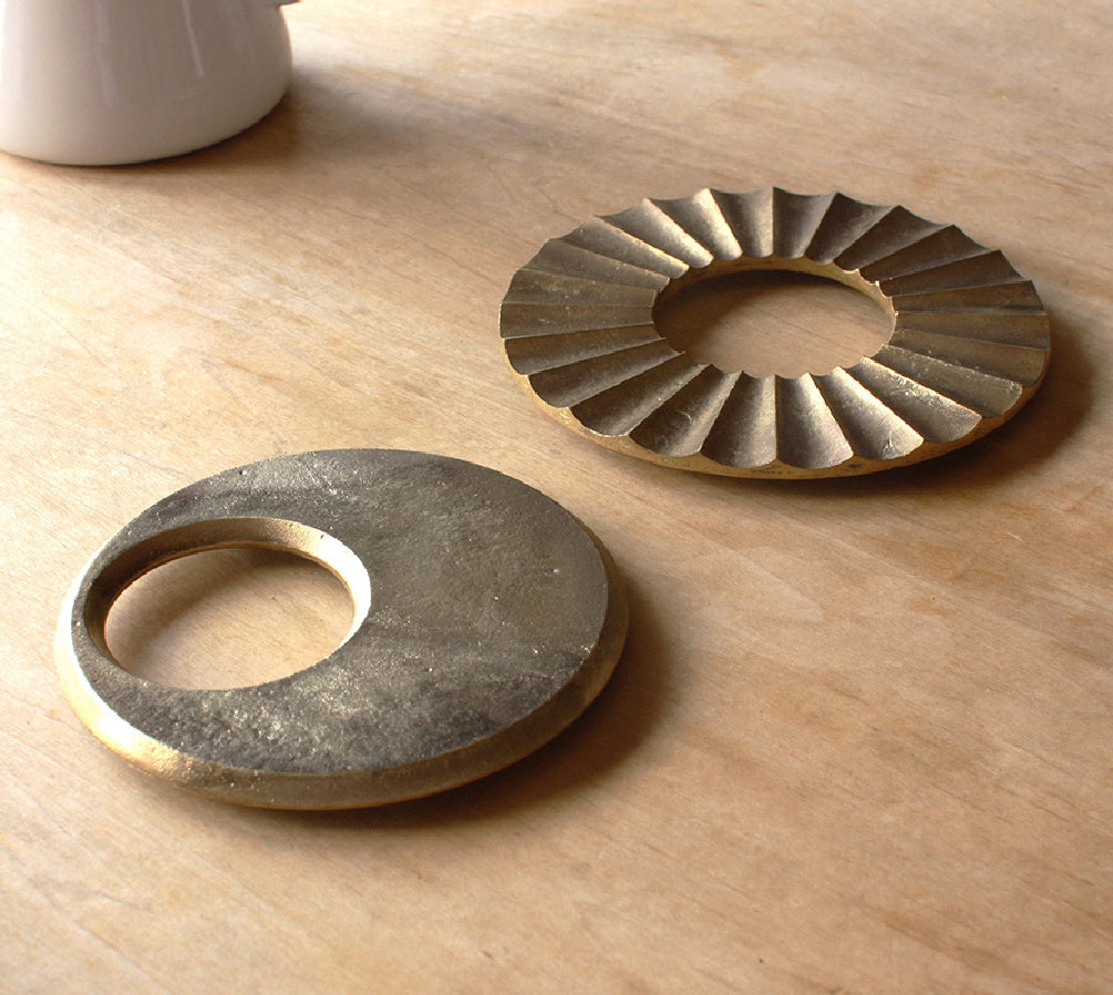 Brass Trivet - Moon