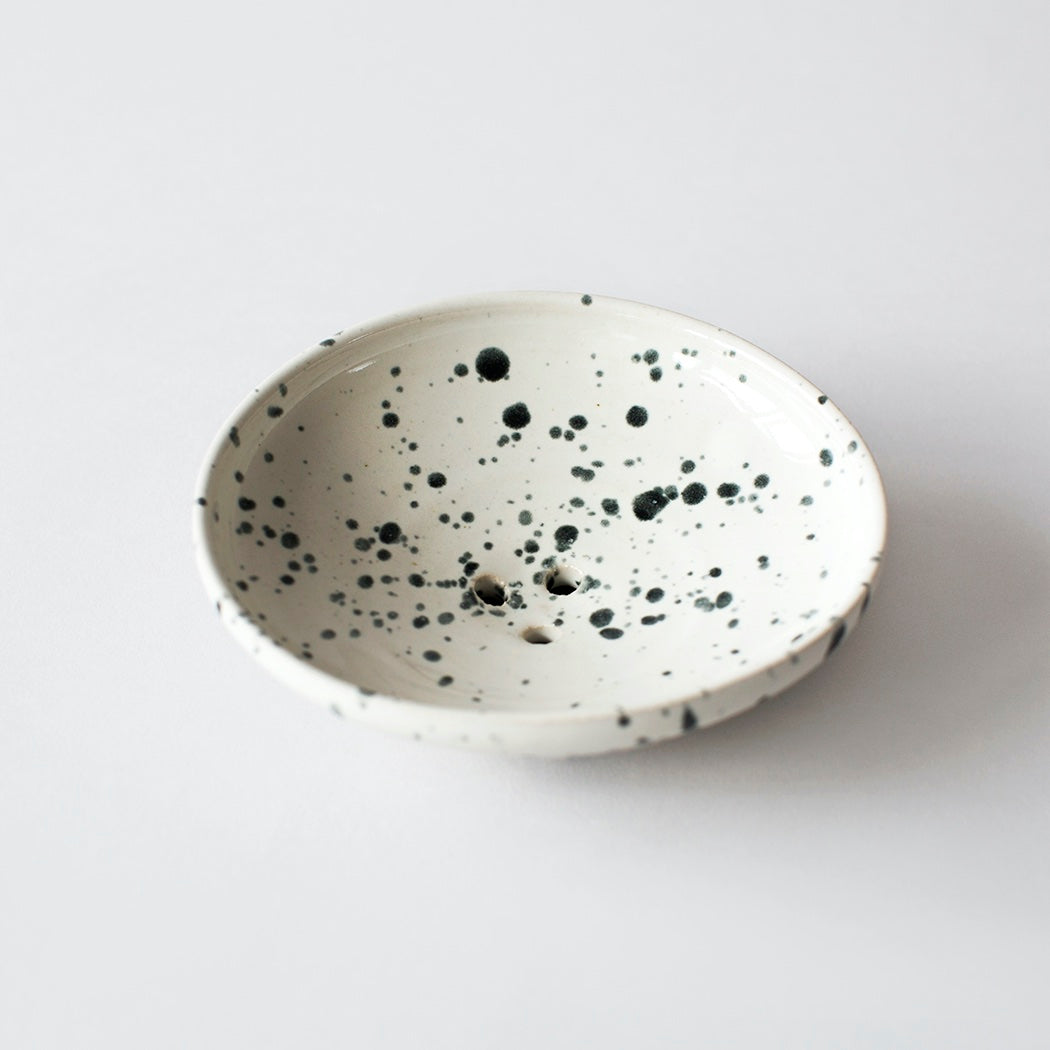 Stoneware Soap Dish - Speckle