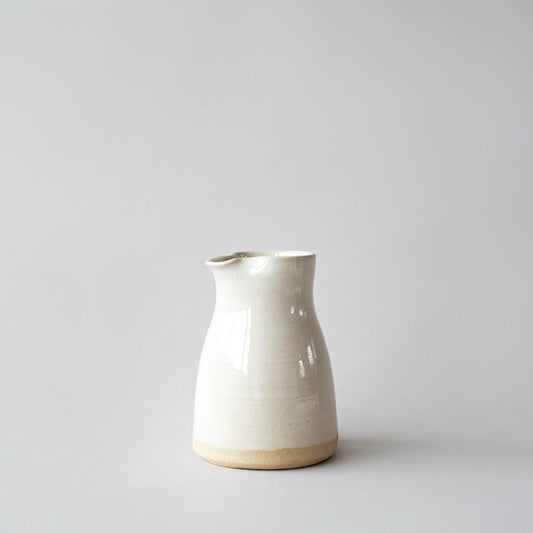 Stoneware Milk Jug - White