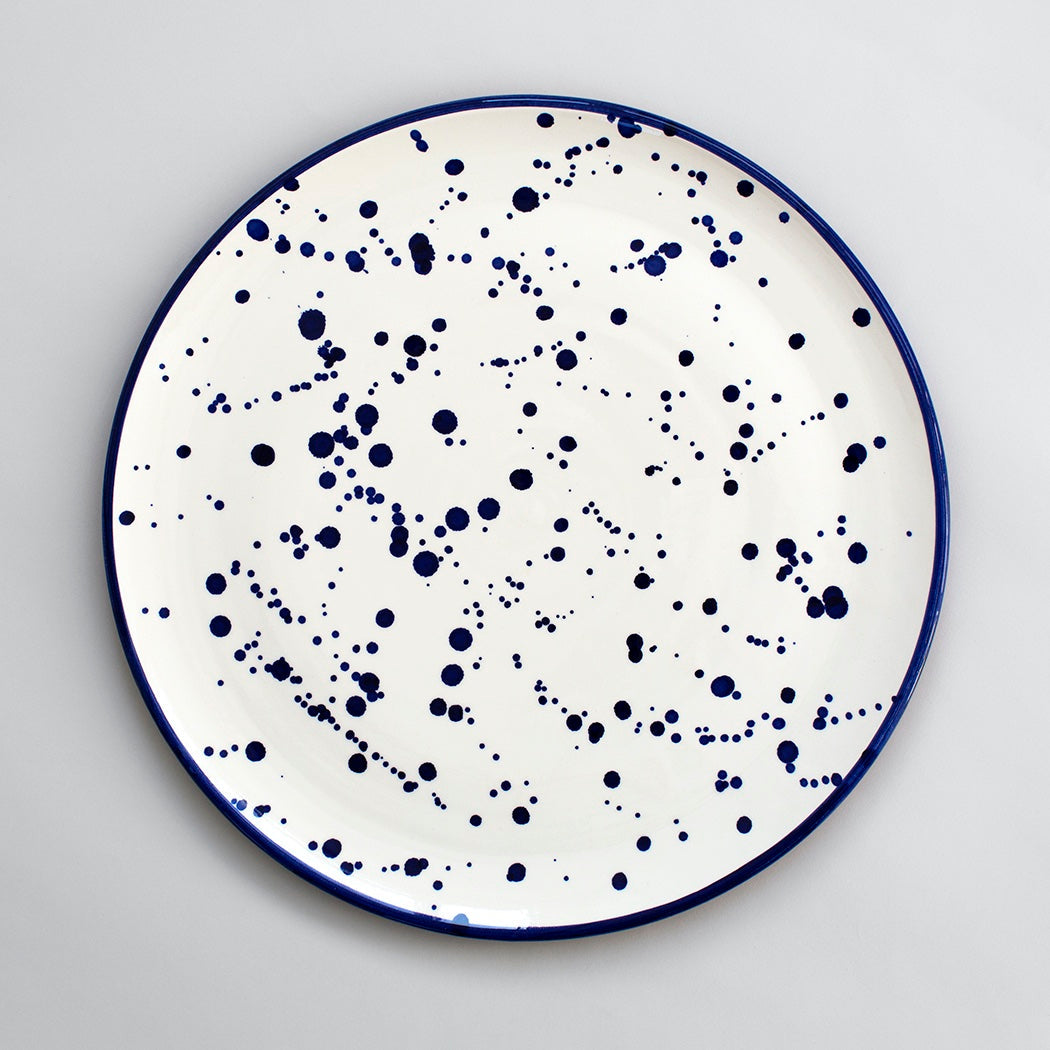 Salpico Platter - Blue Dots