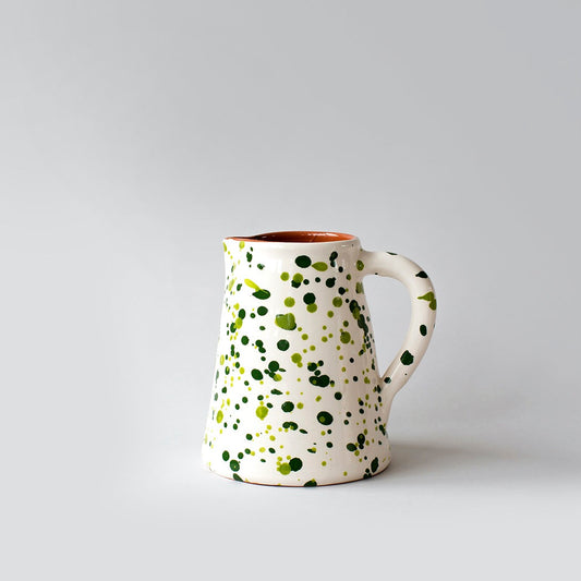 Chroma Speckled Jug - Green