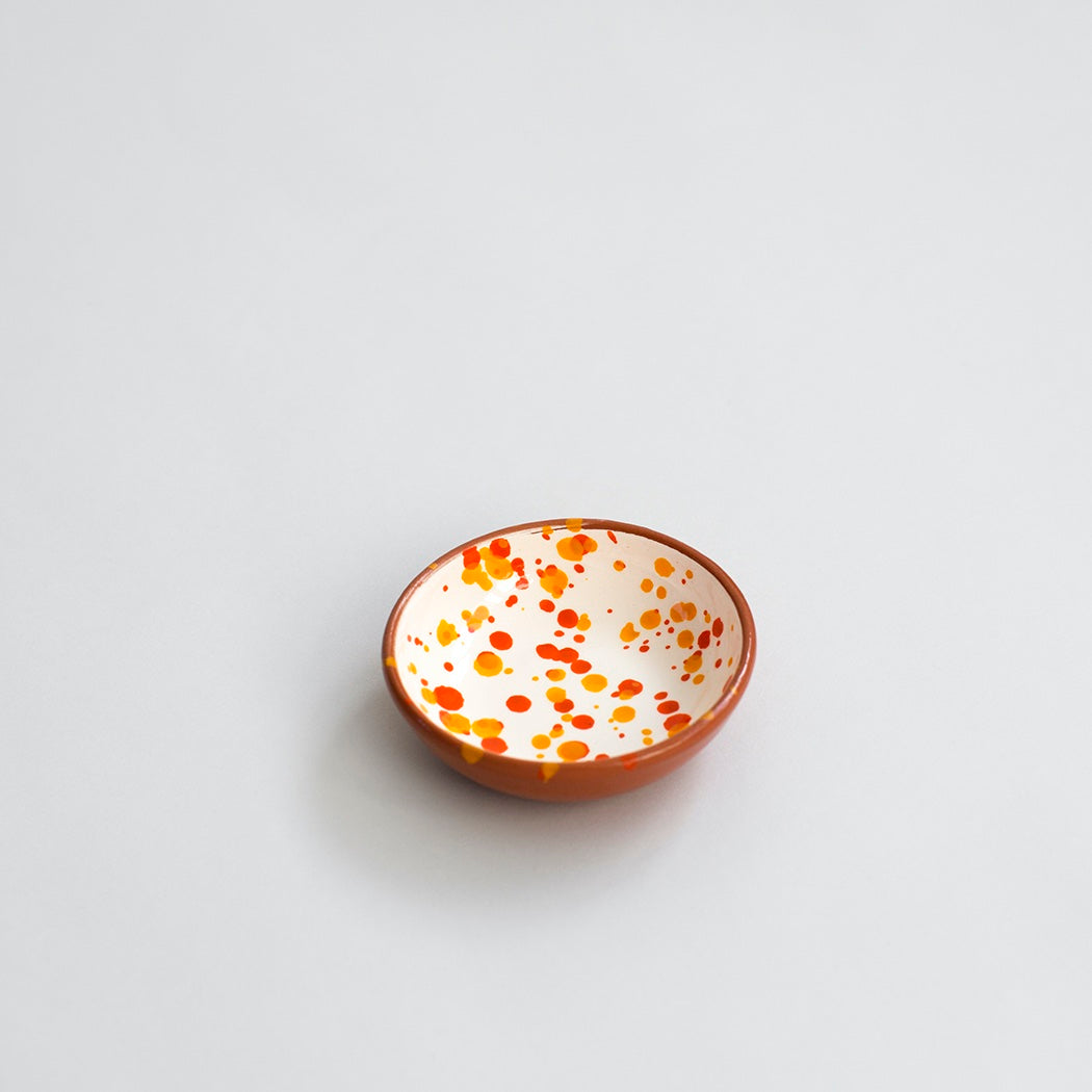 Chroma Speckled Small Bowl - Orange