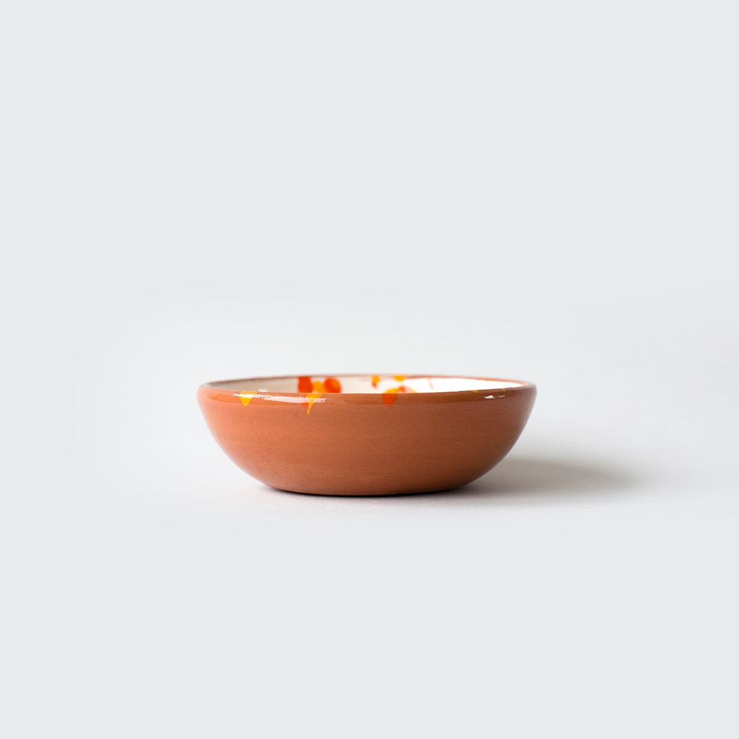 Chroma Speckled Small Bowl - Orange