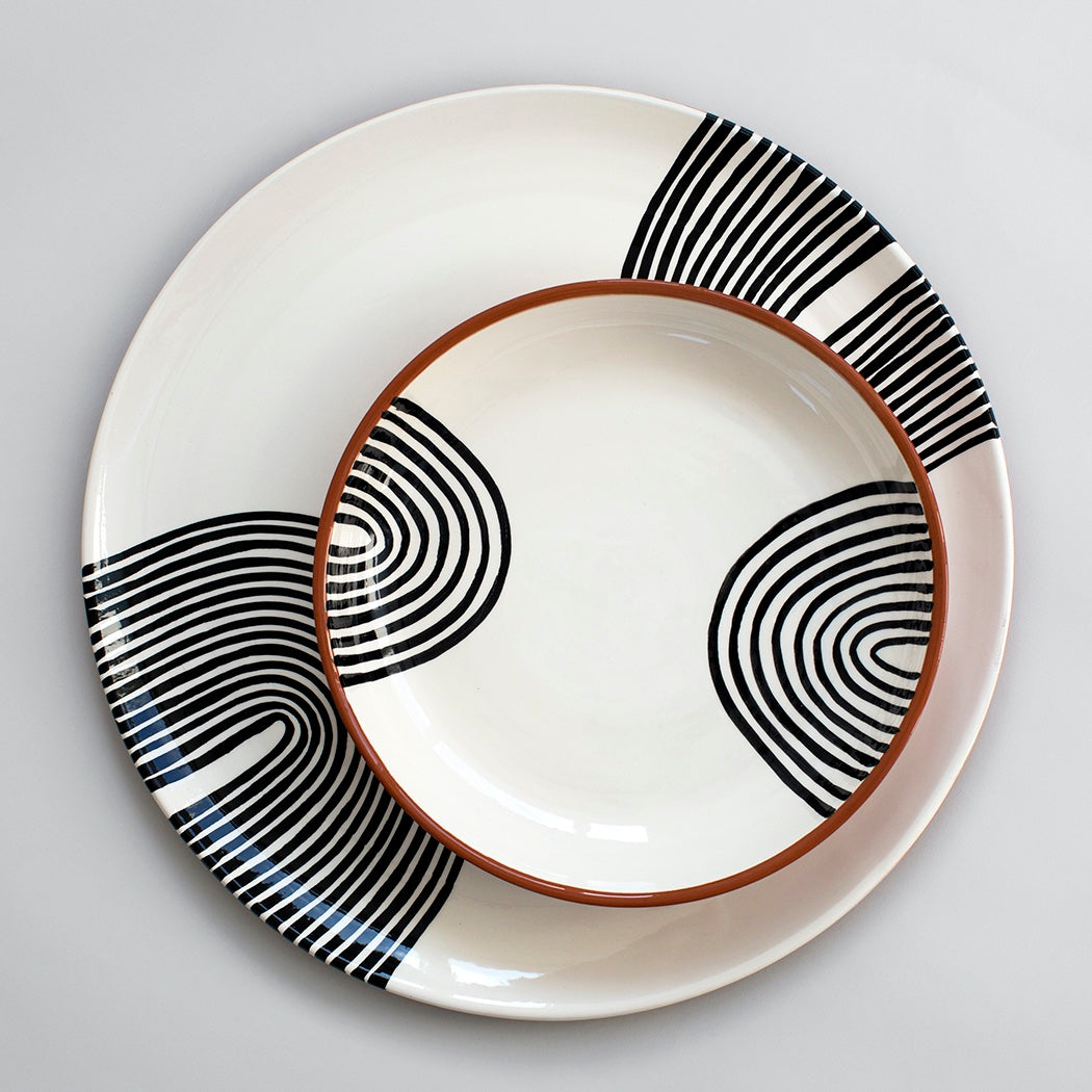 Double Arch Platter - Black