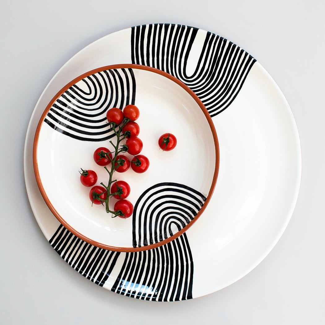 Double Arch Platter - Black