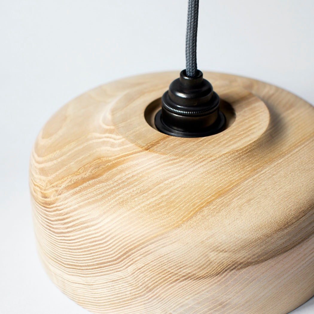 Wooden Pendant Light Shade - Ash