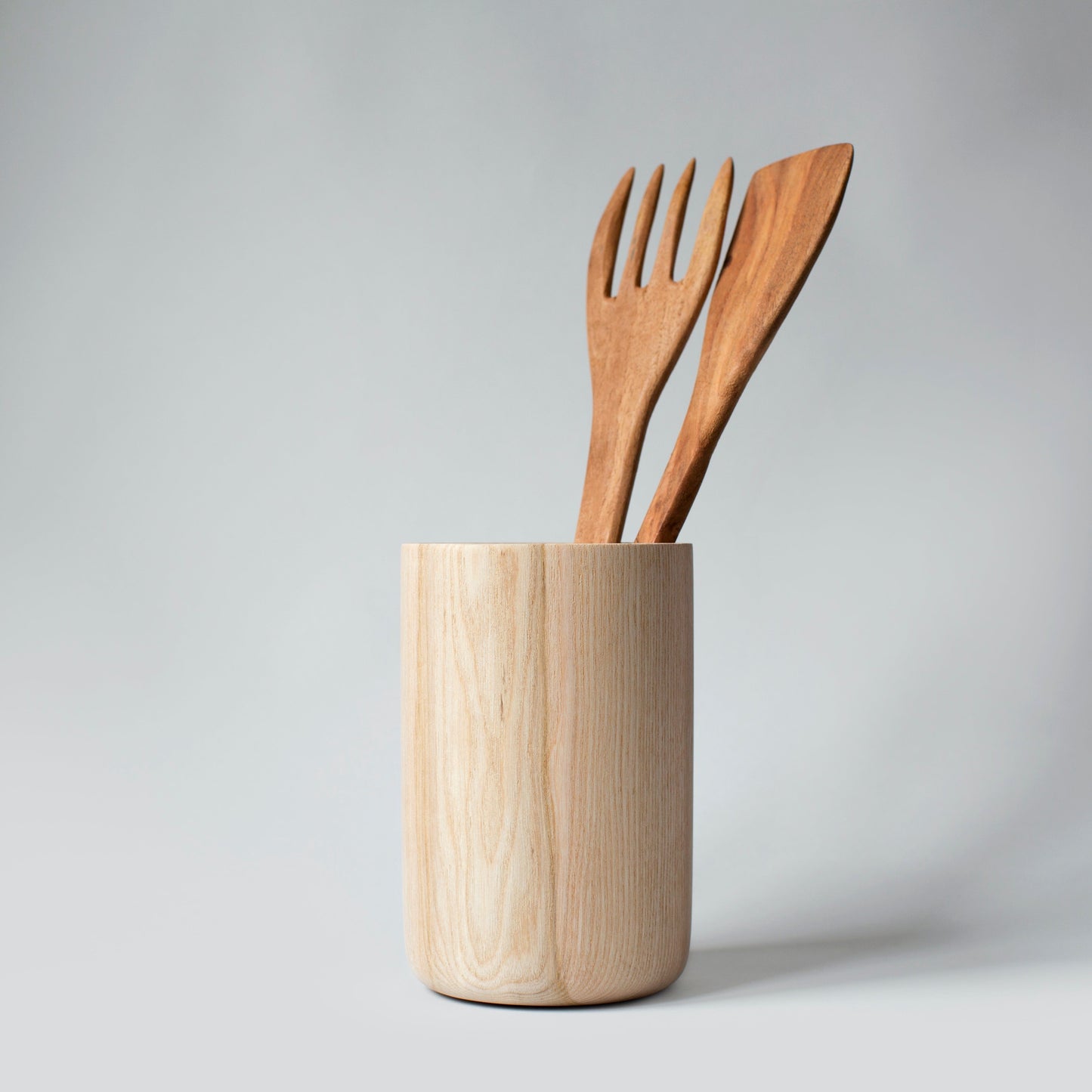 Wooden Utensil Holder - Ash