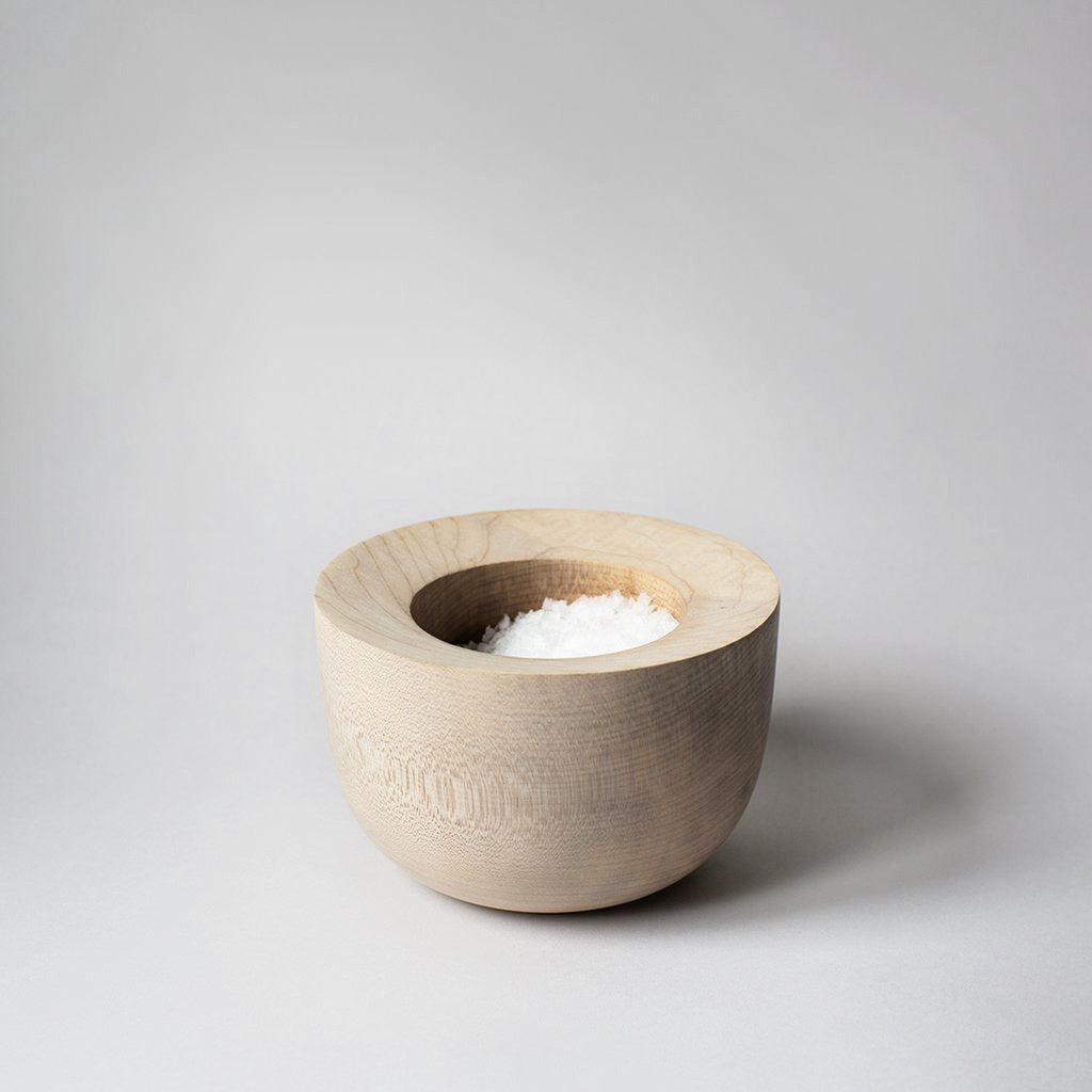 Wooden Salt Pot - Ash