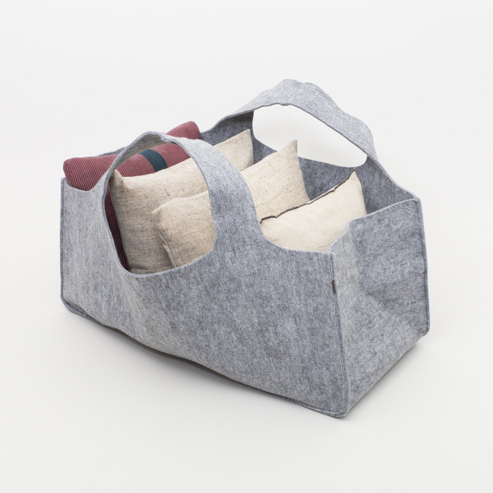 Torbuschka Felt Storage Bags (Light Grey)