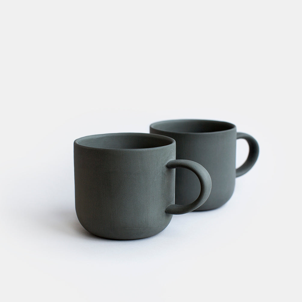 Mr & Mrs Mug - Charcoal